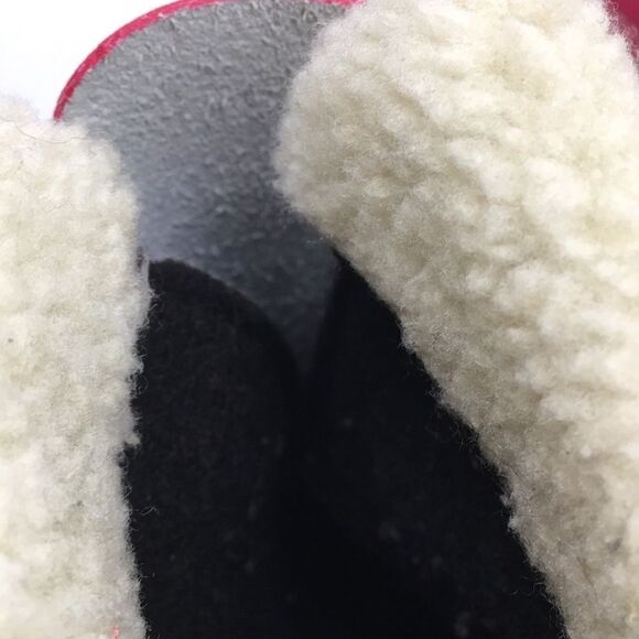 Sorel Yoot Pac Winter Snow Boot Size 5 Pink leather Waterproof faux Sherpa - Picture 9 of 16
